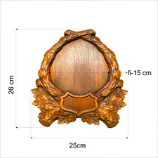 Runder Trophäenschild für