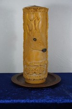 Große Kerze Reliefkerze 40cm