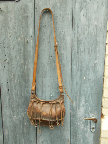 Alte jagdtasche ledertasche - alte,