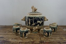 Bowle Bowlegefäß Keramik